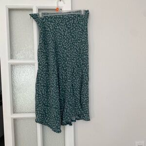 Floral Green Skirt